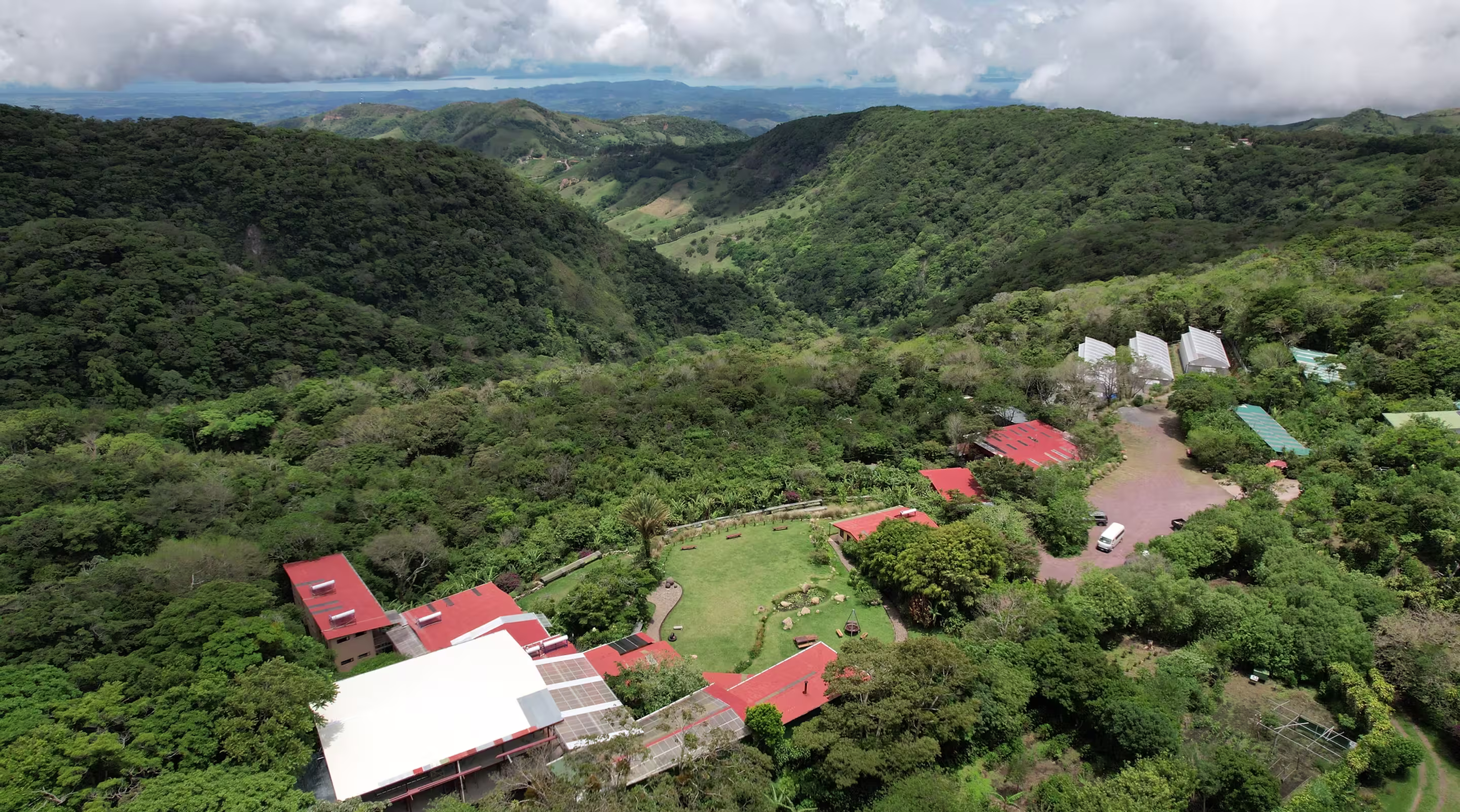 Food forest at Valle Escondido, Monteverde
